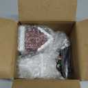 Christmas Village Sets, 12 Pcs Christmas Village Houses with Figurine Accessories Town Building Collection Decoration