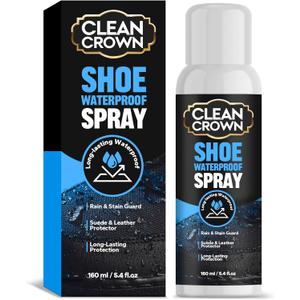 Shoes Protector Spray (5.4 Fl Oz), Suede & Leather Protector Spray, Waterproofing & Stain Guard for Shoes, Boots, Bags & Upholstery, Long-Lasting Water Repellent Spray