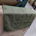 Throw Pillow Covers 24x24 in Set of 2 Leaf Green | No Inserts | Cotton Pillow Covers for Living Room, Bed, Sofa, Couch | Decorative Cushion Covers with Improved Zipper