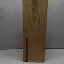 BAYKA White Floating Shelves for Wall, 22.5 inches Wall Mounted Rustic Wood Shelves for Bathroom, Bedroom, Living Room, Floating Shelves for Books/Storage/Decor (Set of 3)