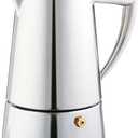 Cuisinox COF-10R Roma 10-Cup Stainless Steel Stovetop Moka Espresso Maker