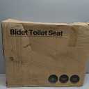 Bidet Toilet Seat, Electric Heated Toilet Seat Elongated with Instant Warm Water & Dryer, Rear and Feminine Washing, Self-Clean Nozzle, Slow Close Lid, Wireless Remote, Night Light 