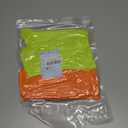 Women's Neon Scrunch Crew Socks 80s 90s Retro 3-Pack Cotton Stacked Boot Calf Cozy Ribbed Slouchy Socks Size 5-10 (1-white/Neon Green/Neon Orange)