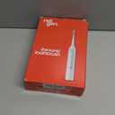 Sonic Electric Toothbrush for Adults with 5 Toothbrush Replacement Heads, 3 Brushing Modes & 2 Minutes Built-in Timer, Travel Toothbrushes with Inductive Charging, Rechargeable toothbrush | White