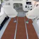 KXKZREN EVA Foam Boat Flooring Decking Sheet 6mm Thick Diamond Anti-Slip Marine Flooring Mat Self Adhesive Deck Pad for Bass Boat Yacht Motorboat RV Cooler Tops,47.2" x 94.5" / 27.6"x74.8"