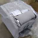 DaVinci Carters Arlo Glider Recliner Nursery Chair - Water & Stain Resistant Glider Rocking Chair for Nursery - GREENGUARD Gold, FSC & Certi-PUR US Certified - Cozy Swivel Rocker Recliner - Grey