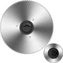 Meat Slicer Blade TOKASS 7.5'' Stainless Steel,Food Slicer Round Blade only for TOKASS Meat Slicer(Serrated blade)