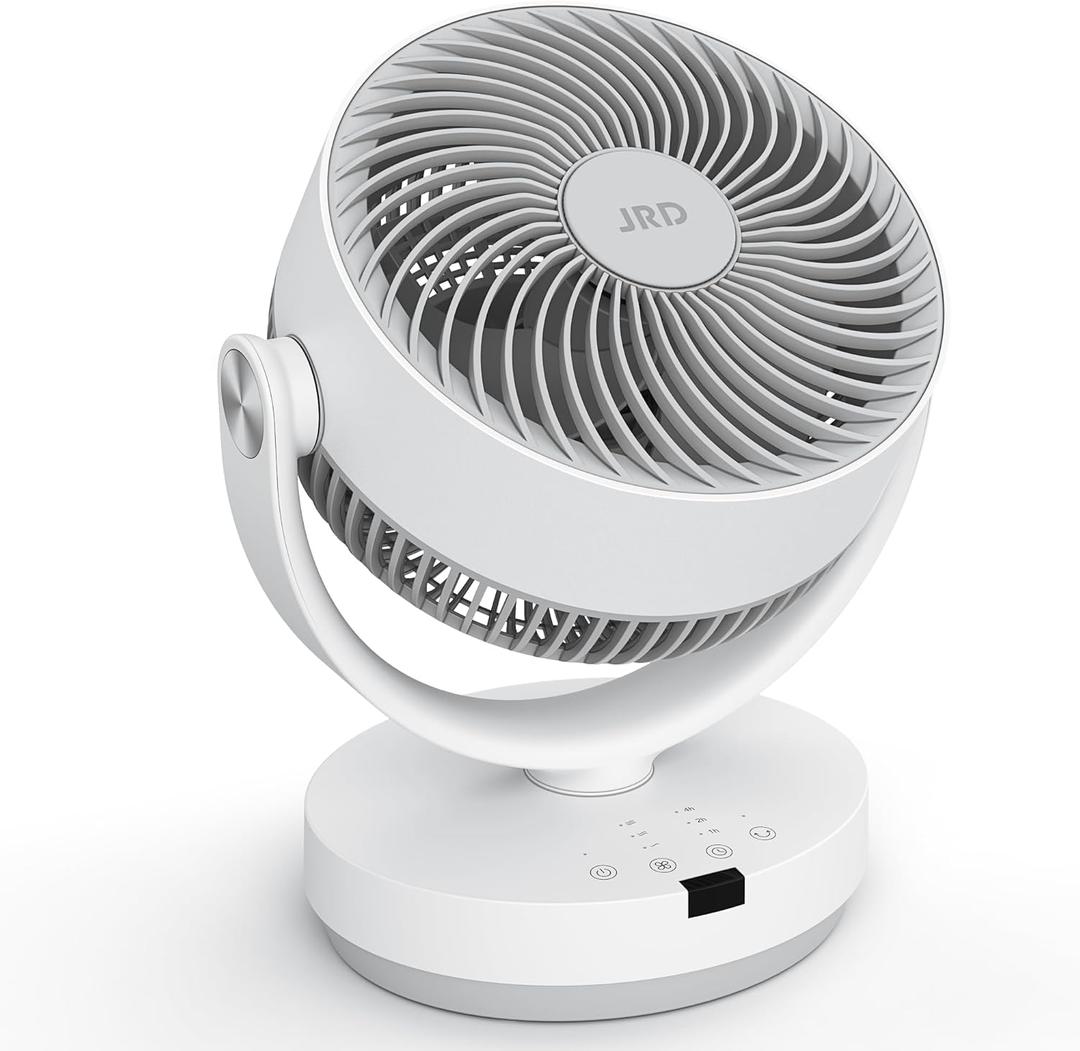 JRD Air Circulator Fan for Bedroom, Table Fan for Office
