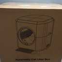 Automatic Litter Box, Self Cleaning Litter Box, Odor Control, 90L Large Capacity with APP Control and Safety Sensor, Ellenpent, for Multiple Cats, Large Cat, with 3 Rolls Garbage Bags