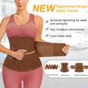 AOSBOEI Waist Trainer for Women Workout Waist Cincher Trimmer Underbust Corset Tummy Control Hourglass Body Shapewear (Beige, S)