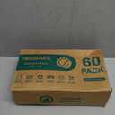 60 Pack 6x3.5x2 Disposable Aluminum Loaf Pans with Lids Small-Aluminum-Foil-Pans-Tin-Foil-Baking-Pans-Tin-Trays-Food-Containers-for-Baking-Cakes-Bread-Meat-Loaves