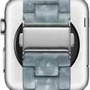 Women's Acetate Fashion Band for Apple Watch Secure, Adjustable, Apple Watch Band Replacement, Fits Most Wrists