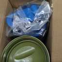 BlenderBottle Classic Shaker Bottle Perfect for Protein Shakes and Pre Workout, 28-Ounce (2 Pack), Moss and Navy