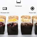 Restaurantware Bag Tek 3.9 x 2.3 x 3.8 Inch Paper Bags For Snacks 100 Small Paper Bags For Foods - Disposable Sustainable Kraft Paper Snack Bags Microwavable Freezable