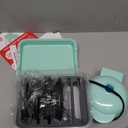 DASH Multimaker Mini System - Waffle Maker with Six 4 Removable Plates & Storage Case: Waffle Iron & Griddle, 4-in-1 Mini Waffle Maker for Kids and Families  Nonstick Surface, Just Add Batter (Aqua)