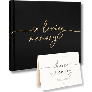 Lamare Funeral Guest Book for Memorial Service Elegant Celebration of Life Guest Book and in Loving Memory Guest Book - Condolences Book for Funeral