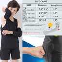 Kids Youth 5-15 Years Padded Arm Knee Sleeve Compression Leg Protective