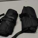 Babenest 2pcs Airplane Foot Hammock, Foldable Leg Rest Support with Adjustable Strap & Cover, Thickened Bottom for Feet Warmth, Portable Flight Footrest Holder for Air Travel, Office & Car (Cover)