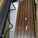 TUTOTAK Bar Cart, Serving Cart for Home, Microwave Cart, Drink Cart, Mobile Kitchen Shelf with Wine Rack and Glass Holder, Rolling Beverage Cart BC01BB030 (13"D x 23.7"W x 32.7"H, Brown)