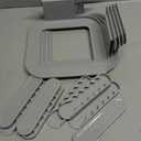 Lock Sheet Holders - No More Loose Sheets, Secure Bed Sheets, 4Pcs Fits All Kinds of Sheets and Mattress Sizes, ABS Material with High Flexibility, Easy One-Time Installation (Gray)