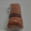 Burnt Orange Sherpa Fleece Throw Blanket 50x60 for Couch Sofa Bed,Double Side Soft Fuzzy Cozy Plush Thick Flannel Blanket with Striped Design Gift for Mother Woman