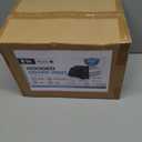 8" Black Dryer Vent Cover - 304 Stainless Steel Wall Cap, Screen and Damper