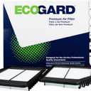 ECOGARD XA10629 Premium Engine Air Filter Fits 2018-2020 Genesis G80, 2017-2022 G90, 2015-2016 Hyundai Genesis, 2019-2020 Kia K900, Left and Right
