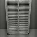 HVAC Premium 14'' x 24'' [Duct Opening] Flat Stamped Steel Return Air Grille - Sidewall and Ceiling - HVAC Vent Duct Cover - White [Outer Dimensions: 15.75''w X 25.75''h]