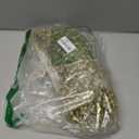 Geosar 14 Pcs Long Artificial Glitter Berry Stem Ornaments 28 Inch Fake Christmas Picks Christmas Tree Decoration Stems Xmas Decorative Bead Sticks Glittery Twig Branches for DIY Wreath Decor (Gold)