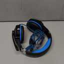 BENGOO G9000 Stereo Gaming Headset for PS4 PC Xbox One PS5 Controller, Noise Cancelling Over Ear Headphones with Mic, LED Light, 7.1 Surround Sound, Soft Memory Earmuffs for Nintendo Xbox Series X|S (Blue)