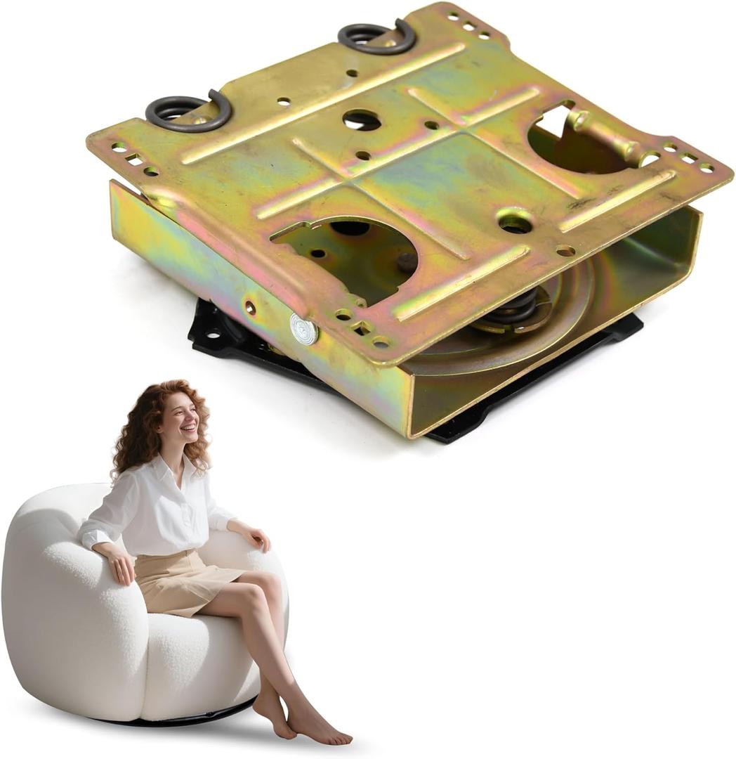 Replacement Recliner Square Base with 360 Swivel Rocker Box Plate, Swing Sofa Accessories Rocking Recliner Replacement Parts