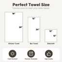 Artoid Mode Blue Xmas Tree Snowflakes Christmas Bar Kitchen Towels, 12x24 Inch Quick Dry Microfiber Cloth Dish Towels for Kitchen Drying Set of 2