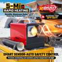 Diesel Heater 8KW, All-in-One Portable Diesel Parking Heater with LCD Thermostat Monitor & Remote Control, Fast Heating Low Noise Heater for Tent, Car, RV, Camper