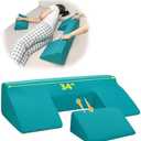 Bed Sore Turning Wedge Pillow for Sleeping Positioning Bed Sores Treatment Pressure Ulcer Cushion Bedridden Patient Elderly Anti Bedsore Turn Over Pad Triangle Medical Nursing After Surgery Wedges (34 x 12 x 7 inch)