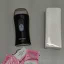 Digital Honey Wax Kit for Women's Hair Removal - Roll On Warmer with 2 Cartridges and 100 Wax Strips (Black)