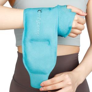Comfytemp Wrist Ice Pack Wrap for Carpal Tunnel Relief, FSA Eligible Items Only List, Wrist Brace for Hand Pain, Gel Ice Packs for Injuries Reusable, Hot Cold Compression Glove for Tendonitis