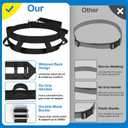 Gait Belt for Seniors, Transfer Belts with Handles, Gate Belts Medical for Elderly, Lift Belts Nursing Safety Belt with Metal Buckle, Walking Standing and Transfer Assist for Elderly Patient Caregiver