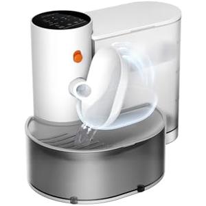 Smart Pet Water Fountain, Automatic Wireless Pour-Over Cat Water Dispenser, Removable Ultra Silent Automatic Water Feeder Long Endurance Large Capacity Pet Water Dispense for Many Pets
