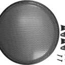 Fielect 15inch Speaker Grill Cover Mesh Decorative Circle Woofer Guard Protector Cover Audio Accessories Black (1Pc)