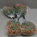 Outdoor Artificial Flowers UV Resistant, 20 Bundles Fake Realistic Floral Greenery Plants for Outside Porch, Window Boxes, Garden, Yard, Inside Home Table Decor, Orange