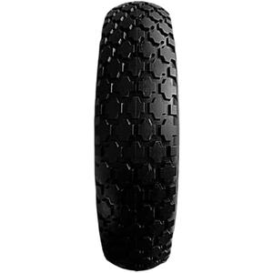 2 New HORSESHOE Knobby 4.80/4.00-8 Solid Flat-Free Wheelbarrow Cart 16" Wheels w/Grease Fitting, Center Hub Length 3"-6" Installed 1" Grease Bushing