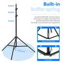 Neewer 75"/6 Feet/190CM Photography Light Stands for Relfectors, Softboxes, Lights, Umbrellas, Backgrounds