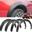 Uillfur 4PCS Wide Fender Flares Compatible with Ford Maverick 2022-2026, Bolt-Riveted Style Wheel Arch Covers, Heavy-Duty ABS Front & Rear Fender Trim, No-Drill Installation, Matte Black