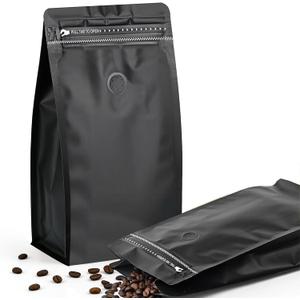 Coffee Bags 30 Pack Different Size 32oz Resealable Stand Up Zip Lock Pouches Airtight Food Storage Bags Coffee Bean Flower Tea Snack Dried Fruit Food with Degassing Valve