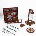 Glow Magnetic Glow Word Guessing Game - The Classic Hangman Family Travel Toy with Light-up Parts and Collapsible Figures, Great for Kids and The Whole Family.