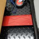 Foldable Push Cart Dolly, 330lbs Flat Bed Carts with Wheels & Anti-Collision Strips, Heavy Duty Platform Truck for Household Tasks, Moving, 360 TPR Mute Wheels for Easy Maneuver, Black Red - Amazon.com