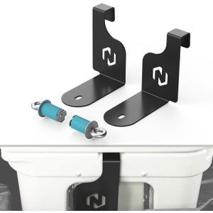 NICECNC Cooler Mounts for Yeti 35 Cooler Compatible with Polaris RZR XP 1000 EPS 2015-2021 RZR XP 4 1000 EPS 2015-2021, Black