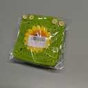 5 x INEBIZ Crochet Steering Wheel Cover Boho Sunflower Granny Squares Pattern Green Car Decor Cute Accessories for Women