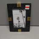 New View 4x6 inch Picture Frame - Black / Gold