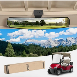 10L0L Universal Adjustable Golf Cart Panoramic Rear View Mirror